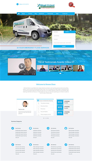 Web Design by ea_designs for Maverick Web Video | Design #5067346
