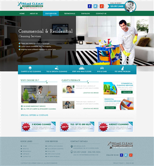 Web Design par Ljubisa pour Maverick Web Video | Design : #5053972