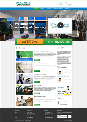 Web Design by Ljubisa for Maverick Web Video | Design #5060436