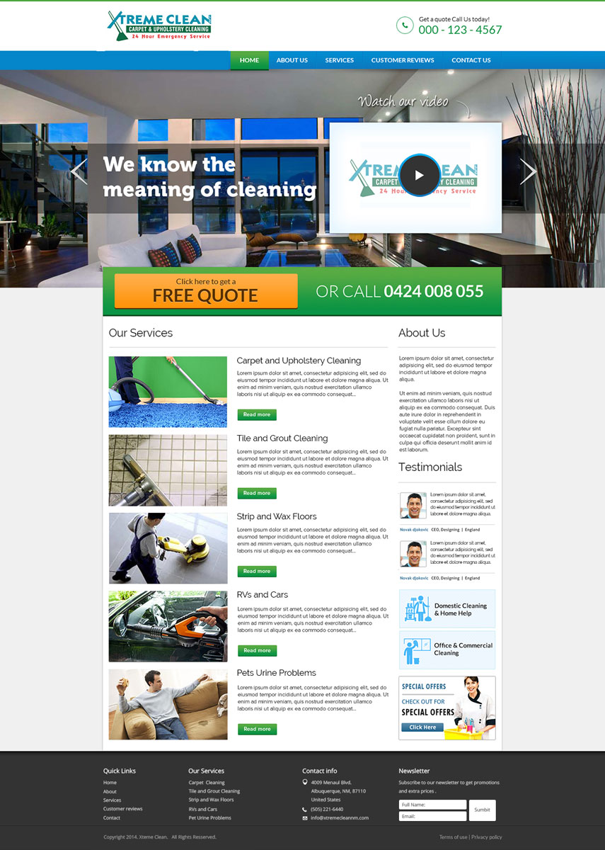 Web Design par Ljubisa pour Maverick Web Video | Design #5060460