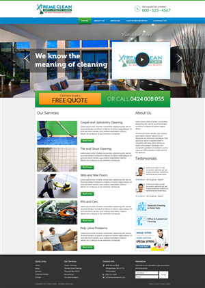 Web Design par Ljubisa pour Maverick Web Video | Design : #5060460