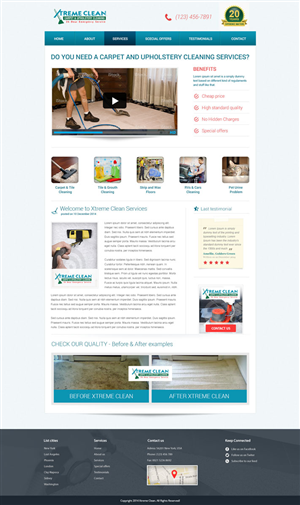 Web Design par Ljubisa pour Maverick Web Video | Design : #5071285