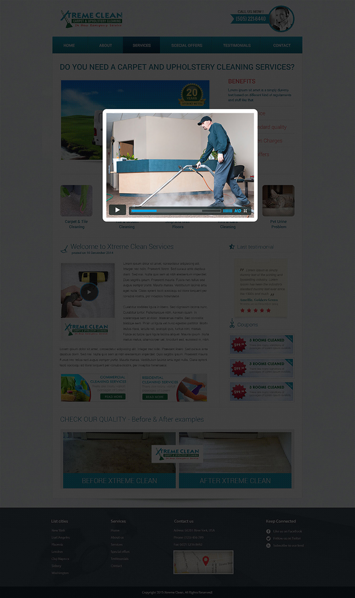 Web Design by Ljubisa for Maverick Web Video | Design #5515053