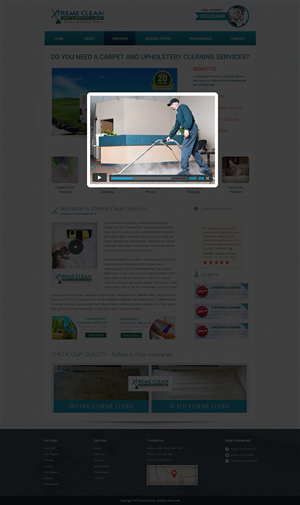 Web Design par Ljubisa pour Maverick Web Video | Design : #5515053