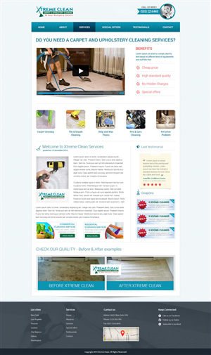 Web Design par Ljubisa pour Maverick Web Video | Design : #5515087