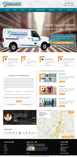 Web Design by Karthik_Designer for Maverick Web Video | Design #5243806