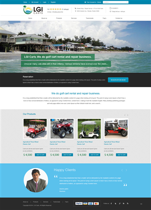 Web-Design von pb für LGI Carts | Design: #3631478