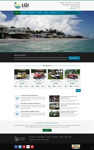 Web-Design von pb für LGI Carts | Design: #3631482