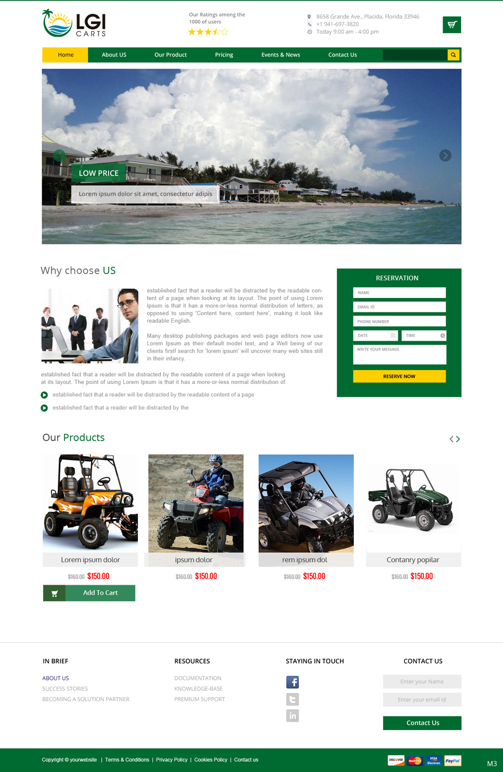Web-Design von pb für LGI Carts | Design #3631483