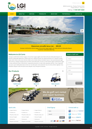 Web-Design von pb für LGI Carts | Design: #3631490