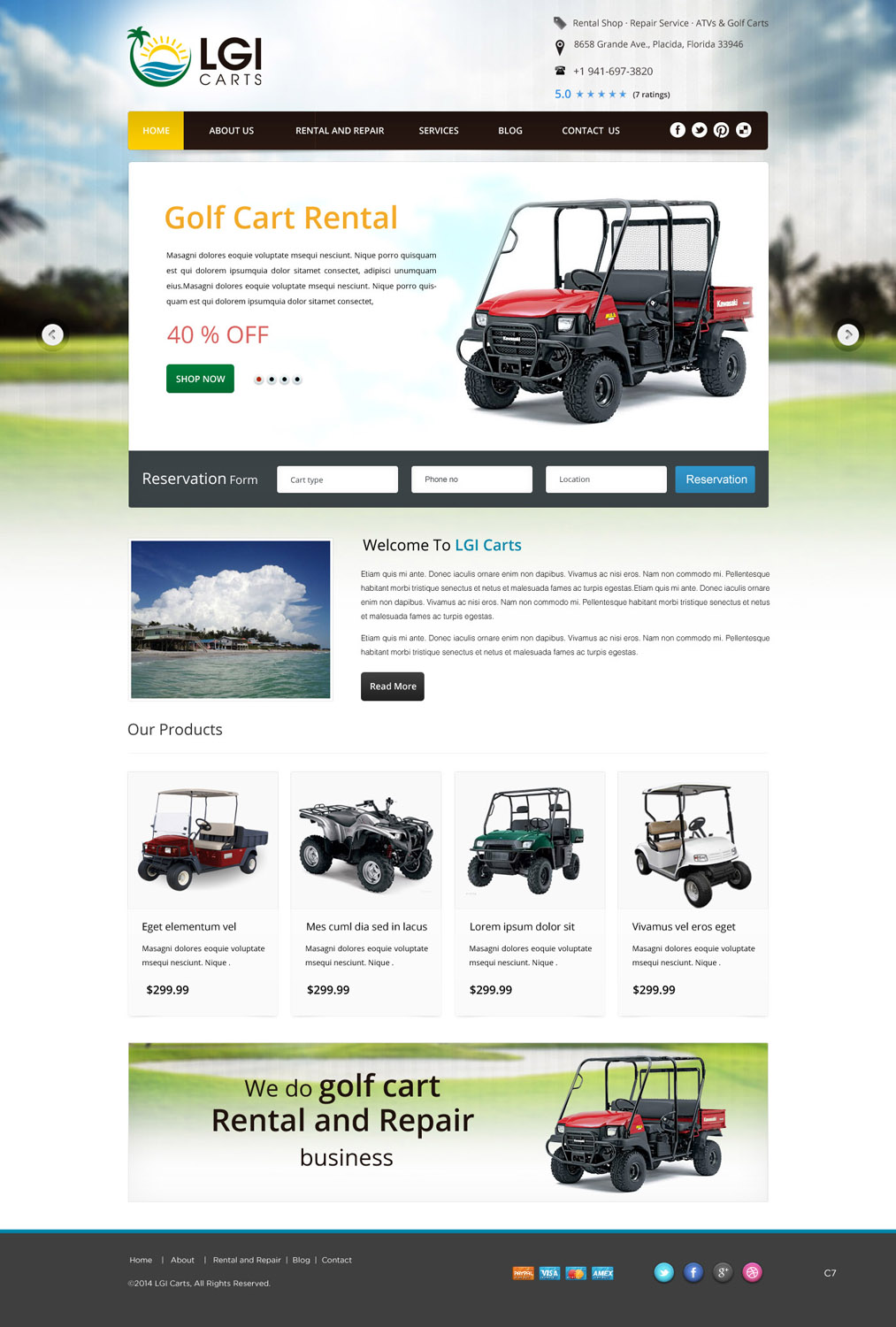 Web-Design von pb für LGI Carts | Design #3641671
