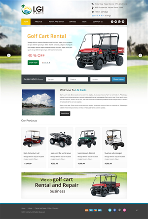 Web-Design von pb für LGI Carts | Design: #3641671