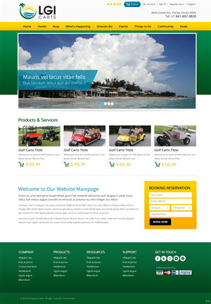 Web-Design von pb für LGI Carts | Design: #3641690