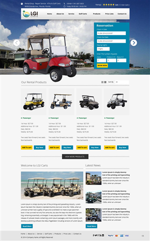 Web-Design von pb für LGI Carts | Design: #3646774
