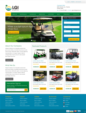 Web-Design von pb für LGI Carts | Design: #3646778