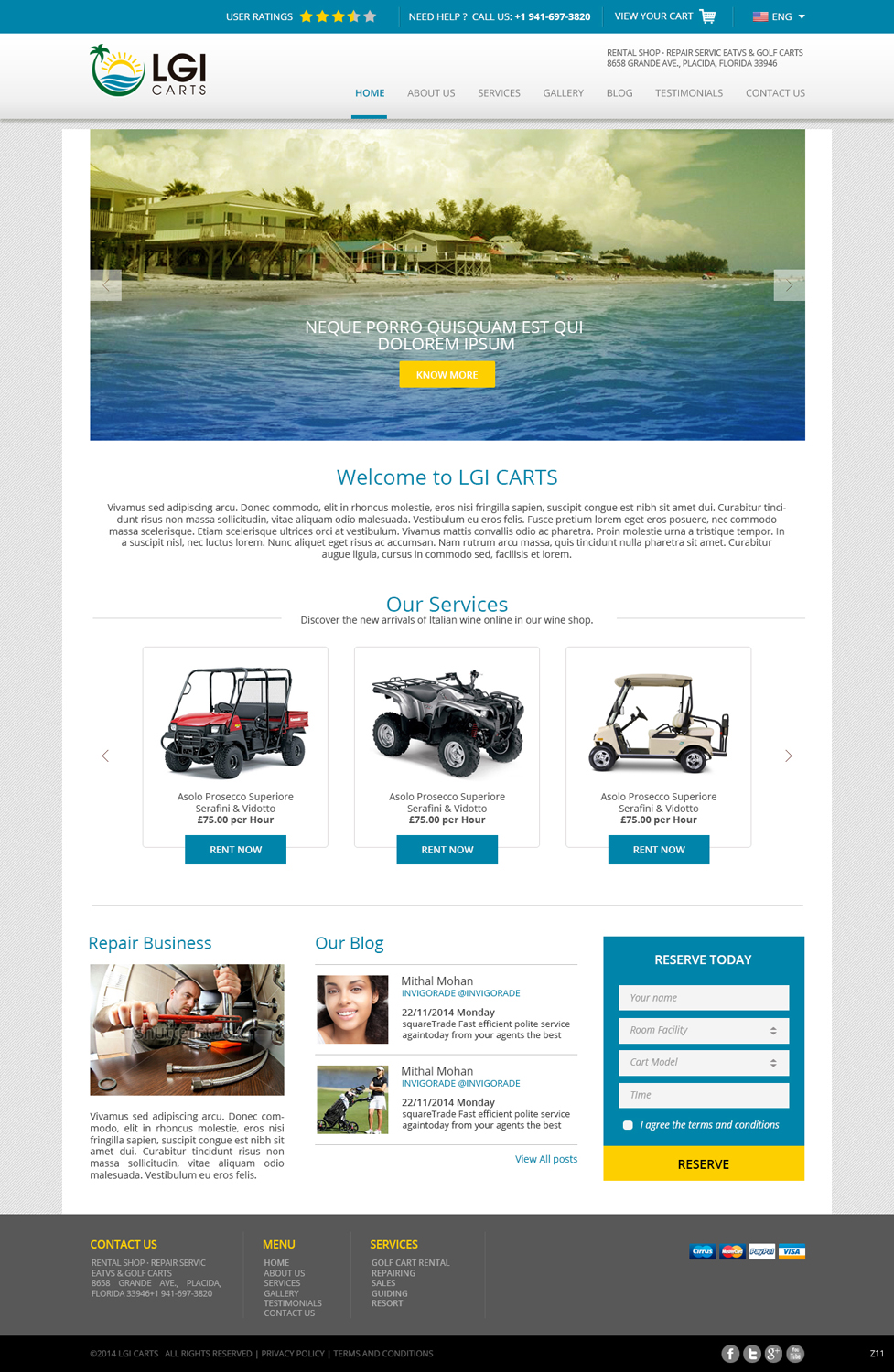 Web-Design von pb für LGI Carts | Design #3646780