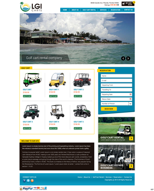 Web-Design von pb für LGI Carts | Design: #3653181