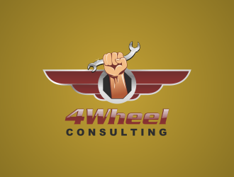 Logo Design by JL 2 for 4Wheel Consulting | Design #3398154