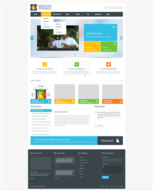 Wordpress Design by AlexAlbek