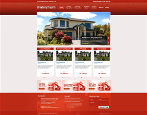 Web-Design von designbox für Strawberry Property | Design #3398369