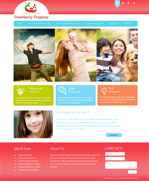 Web-Design von GlobalTech für Strawberry Property | Design: #3413202