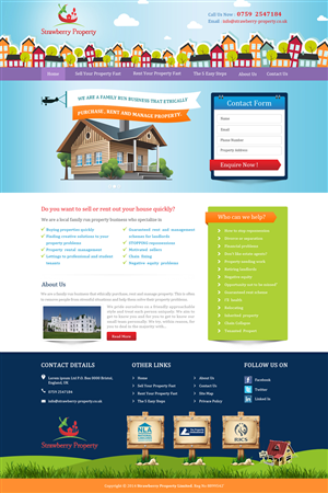 Web-Design von Desire Design Solutions für Strawberry Property | Design #3411619
