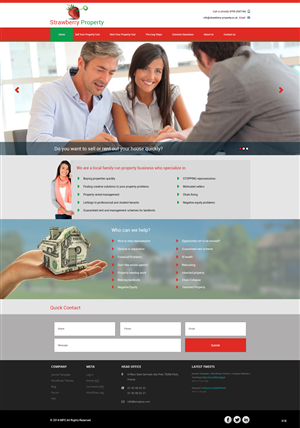 Web Design by pb for Strawberry Property | Design: #3368631