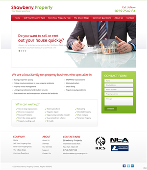 Web Design by pb for Strawberry Property | Design: #3368642
