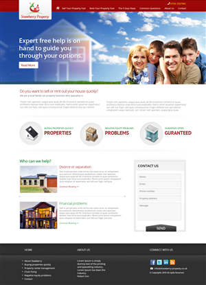 Web Design by OM for Strawberry Property | Design: #3410702