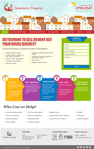 Web-Design von jeckx2 für Strawberry Property | Design #3486815