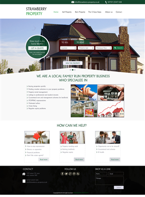 Web-Design von Behriatech für Strawberry Property | Design #3374258