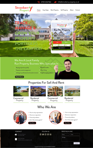 Web-Design von Behriatech für Strawberry Property | Design: #3390855