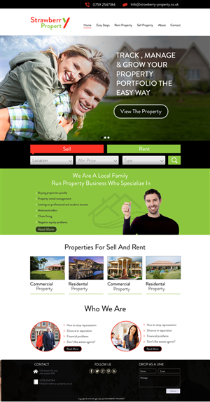 Web-Design von Behriatech für Strawberry Property | Design: #3390861