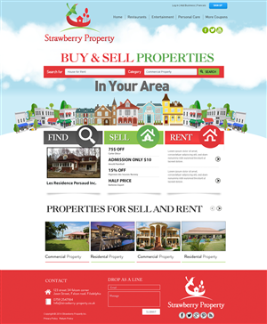 Web-Design von Behriatech für Strawberry Property | Design: #3398324