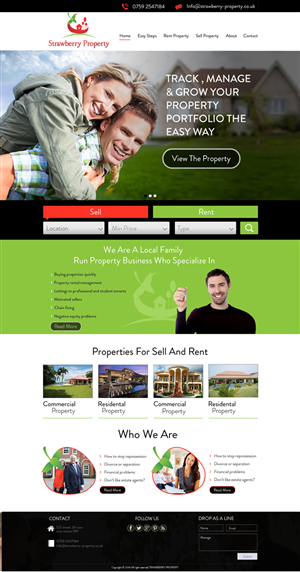 Web-Design von Behriatech für Strawberry Property | Design: #3398330