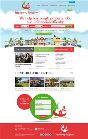Web-Design von Behriatech für Strawberry Property | Design: #3488377