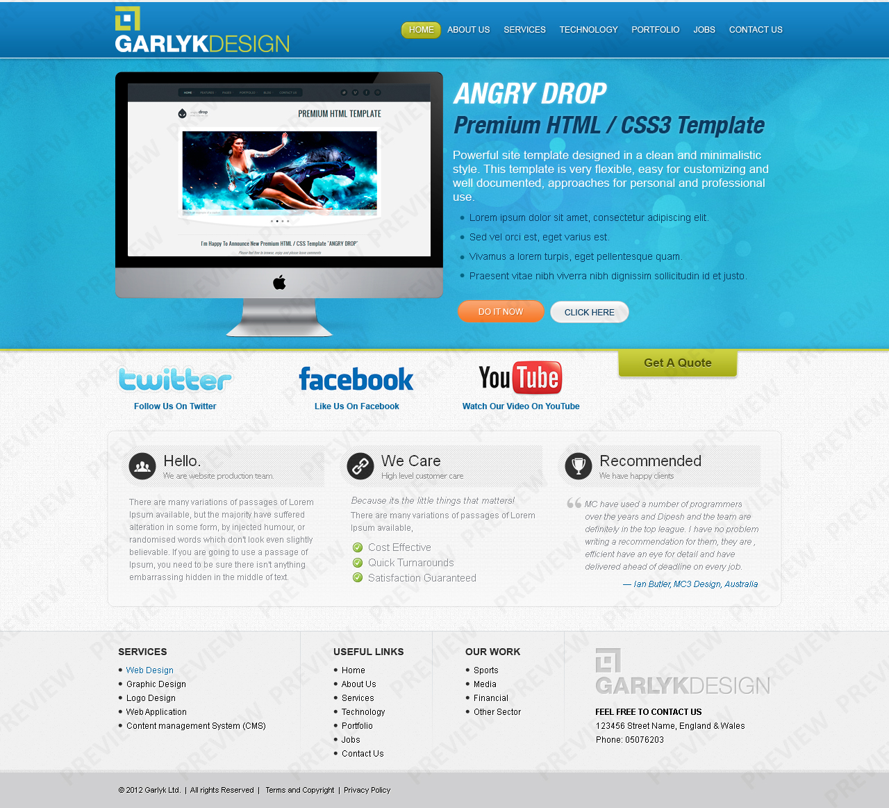 Web-Design von Silverclouding für Garlyk Limited | Design #833291