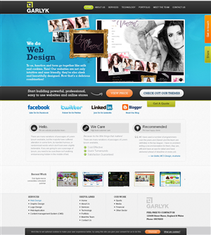 Web Design by arnabdesign for Garlyk Limited | Design #841600