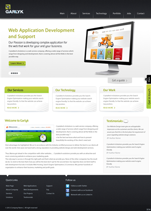 Web Design by pb for Garlyk Limited | Design: #836320
