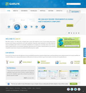 Web Design by pb for Garlyk Limited | Design: #838236