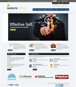 Web Design by OM for Garlyk Limited | Design: #850017