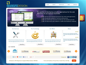 Web Design by GK for Garlyk Limited | Design: #836999