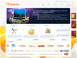 Web Design by GK for Garlyk Limited | Design: #838780