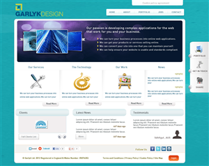Web Design by GK for Garlyk Limited | Design: #840607