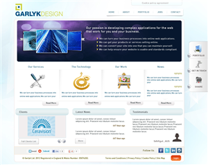 Web Design by GK for Garlyk Limited | Design: #845823