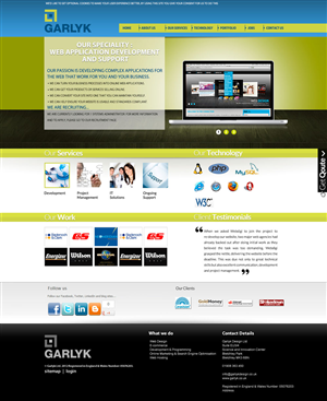 Web Design by Impressive Solutions for Garlyk Limited | Design: #837083