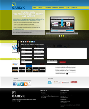 Web Design by Impressive Solutions for Garlyk Limited | Design: #837084