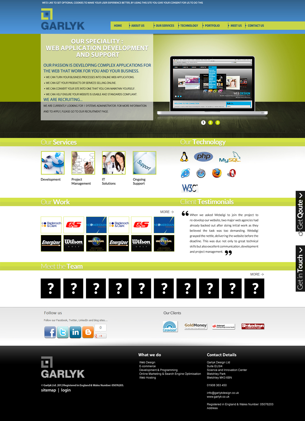 Web Design by Impressive Solutions for Garlyk Limited | Design #838802