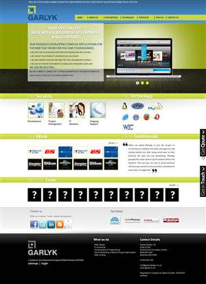 Web Design by Impressive Solutions for Garlyk Limited | Design: #838802