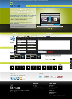 Web Design by Impressive Solutions for Garlyk Limited | Design: #838803